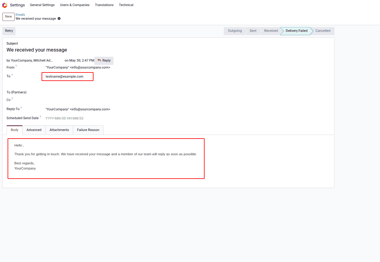 How to Send an Automatic Email After Website Form Submission in Odoo 19-cybrosys