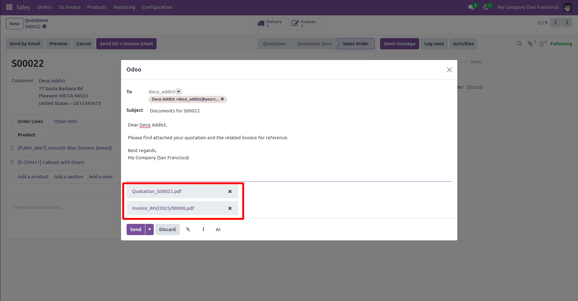 How to Send Emails with Multiple Attachments in Odoo 18-cybrosys