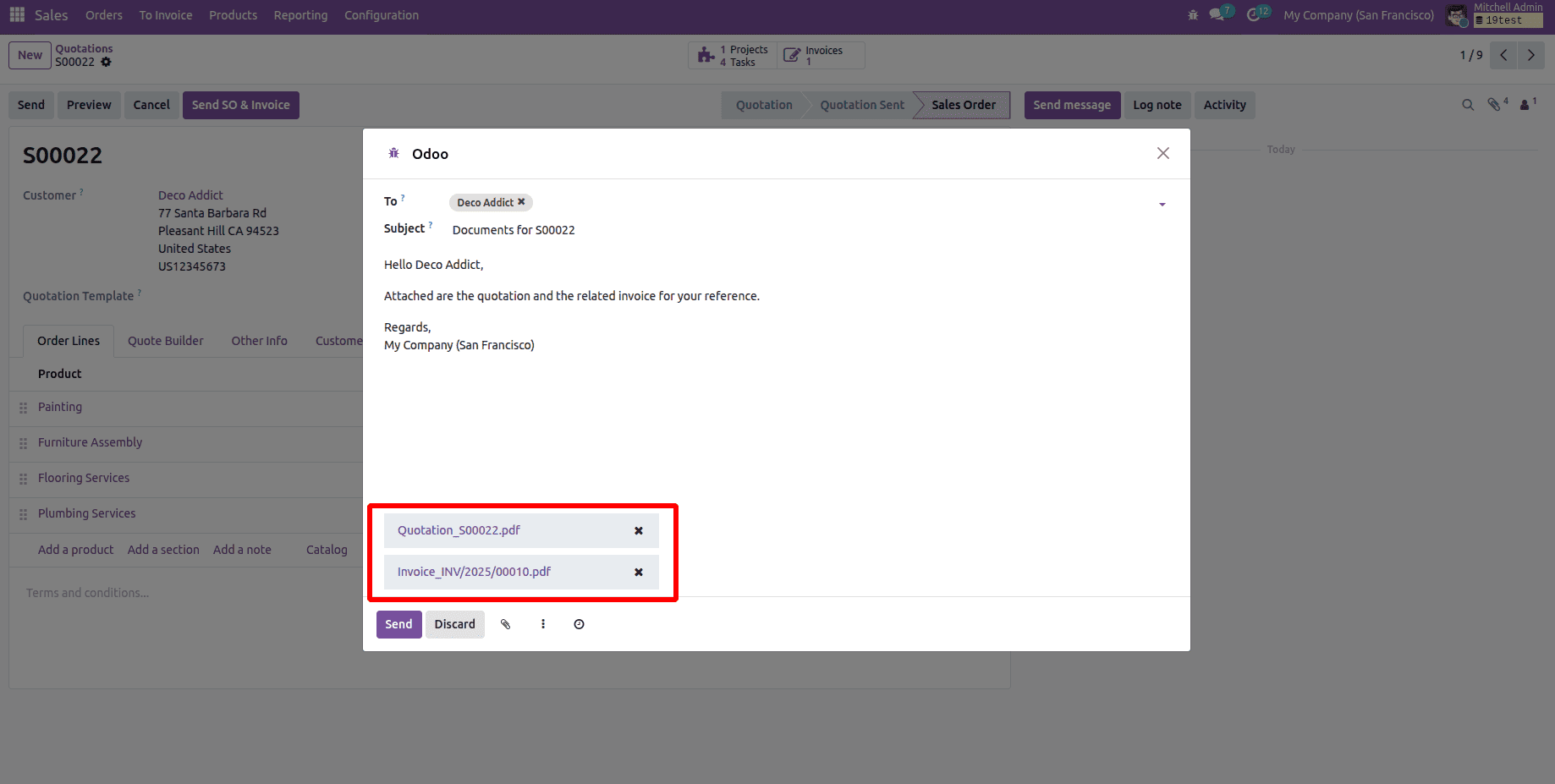 How to Send Emails with Multiple Attachments in Odoo 19-cybrosys