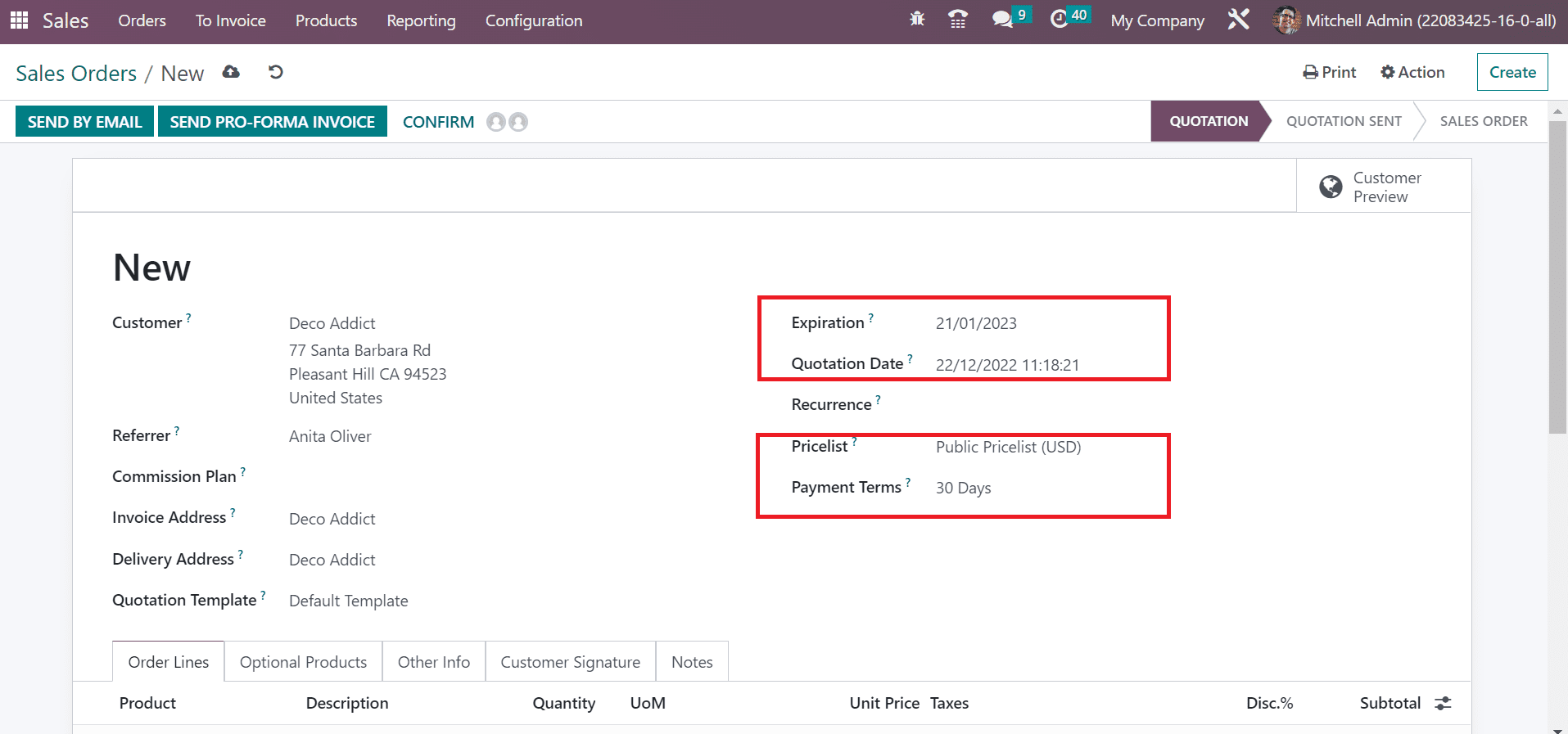 how-to-send-pro-forma-invoice-to-your-customers-in-odoo-16-sales-5-cybrosys