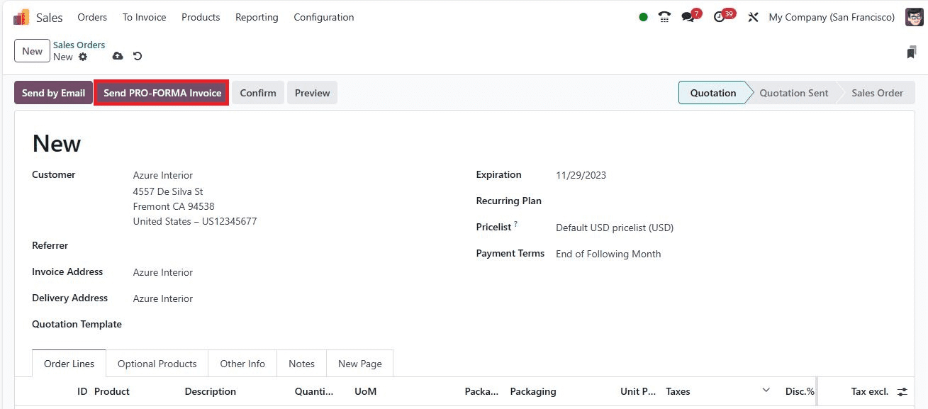 how-to-send-pro-forma-invoice-to-your-customers-in-odoo-17-6-cybrosys