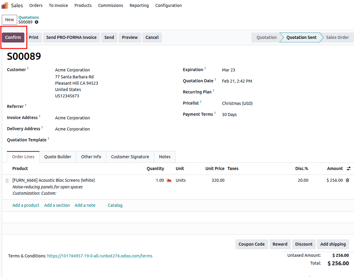 How to Send Pro-Forma Invoices to Customers in Odoo 19-cybrosys