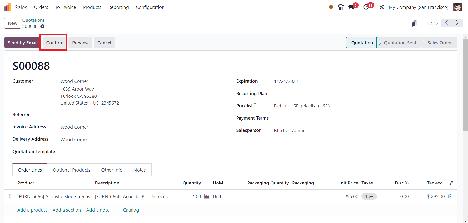 How to Send Product Specifications to the Customer's Mail Using Odoo 17-cybrosys