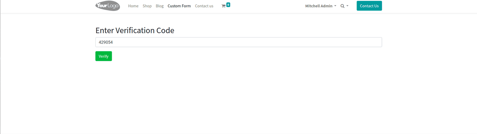 How to Sent Email Verification Code in Odoo 16-cybrosys