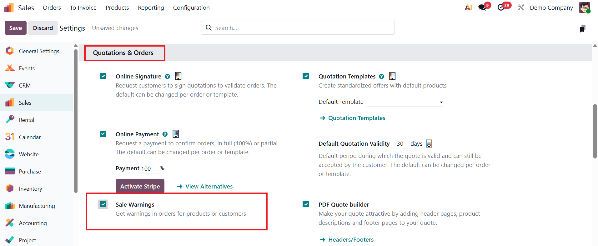 How to Set Alerts and Warnings for Customers and Products in Odoo 19-cybrosys