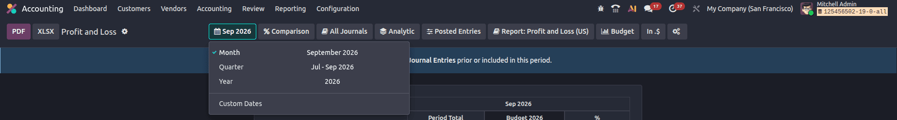 How to Set and Track Financial Budgets in Accounting in Odoo 19-cybrosys