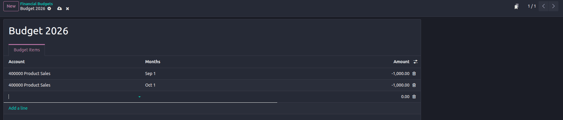 How to Set and Track Financial Budgets in Accounting in Odoo 19-cybrosys