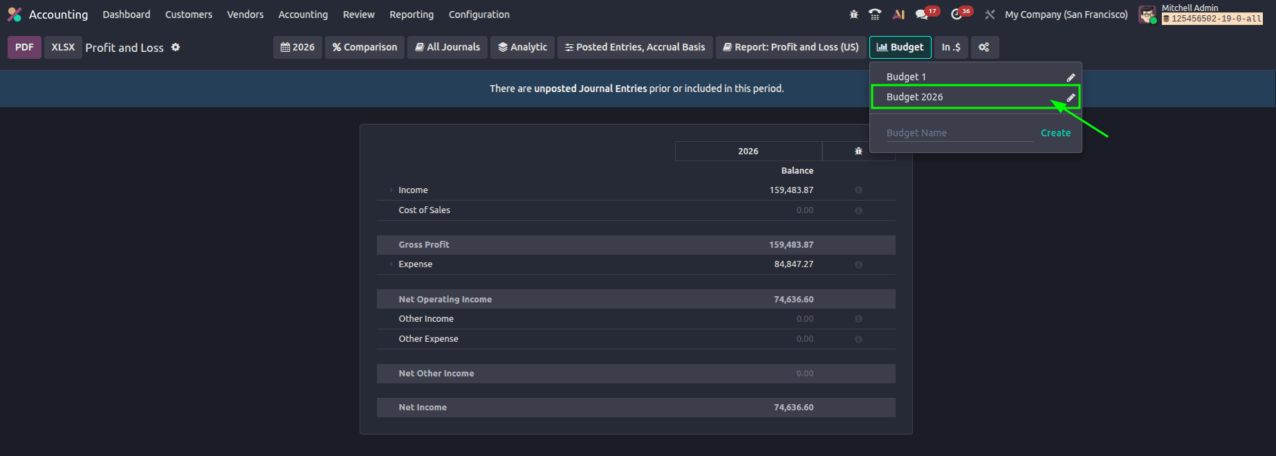 How to Set and Track Financial Budgets in Accounting in Odoo 19-cybrosys