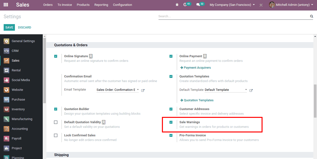 how-to-set-blocking-informative warning-odoo-13