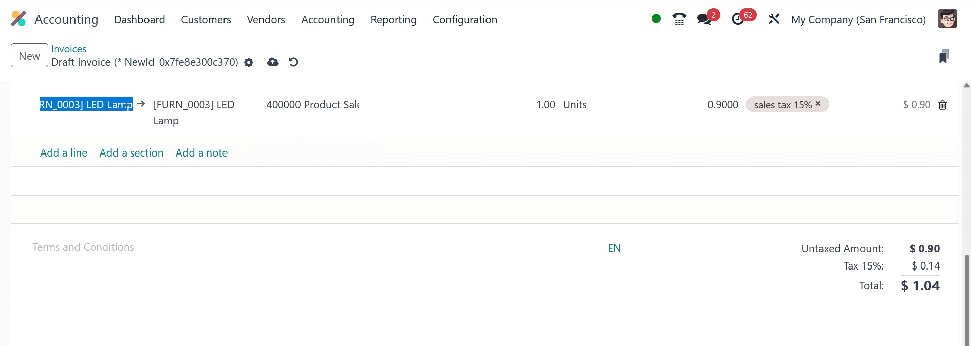 How to Set Default Terms & Conditions in Odoo 17 Accounting-cybrosys