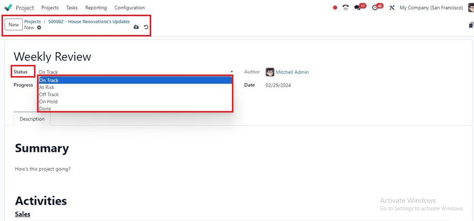 How to Set Milestones With Odoo 17 Project Module-cybrosys