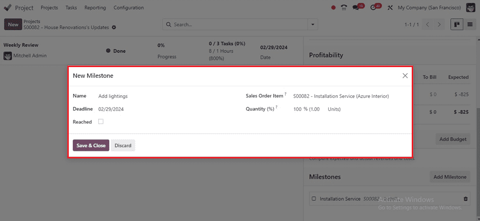 How to Set Milestones With Odoo 17 Project Module-cybrosys