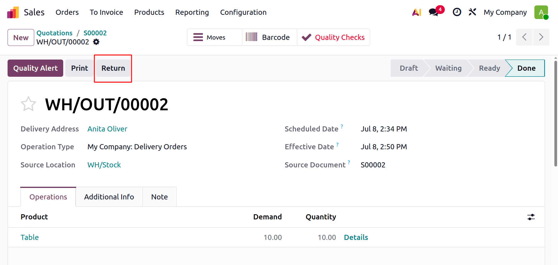 How to Set Quality Control Points on Operation Types in Odoo 19-cybrosys