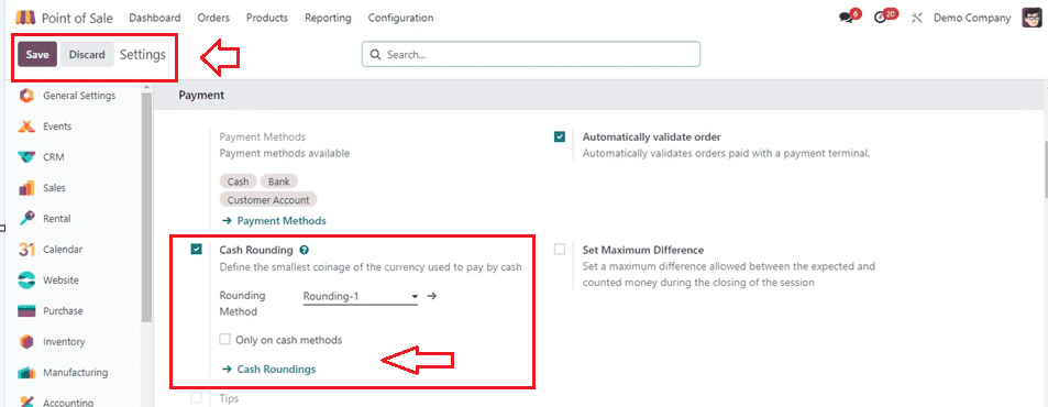 How to Set the Cash Rounding in Odoo 17 POS-cybrosys