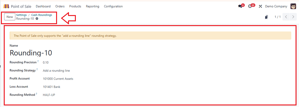 How to Set the Cash Rounding in Odoo 17 POS-cybrosys