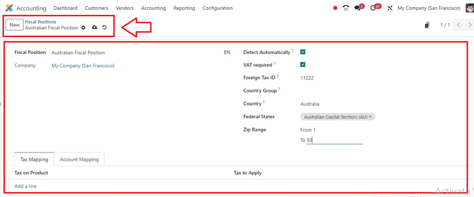 How to Set the Fiscal Country in Odoo 17 Accounting-cybrosys