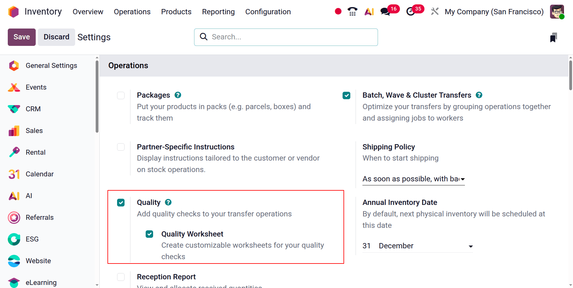 How to Set Up a Quality Worksheet Template in Odoo 19-cybrosys