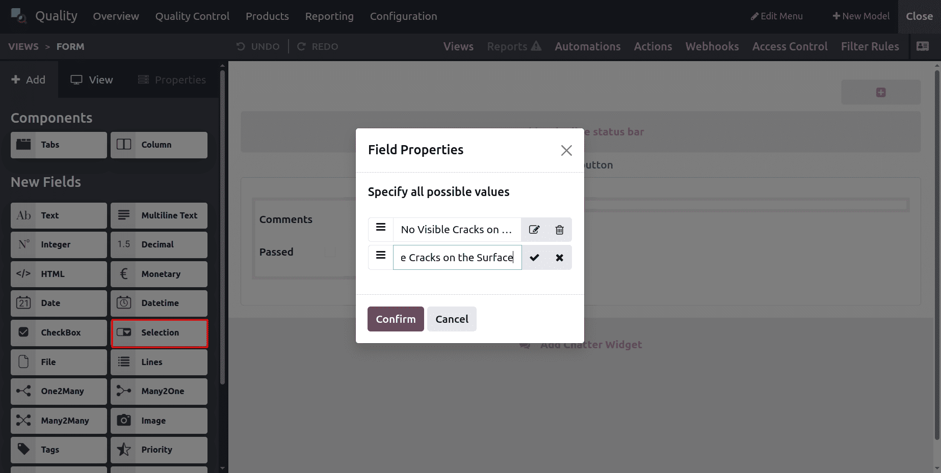 How to Set Up a Quality Worksheet Template in Odoo 19-cybrosys