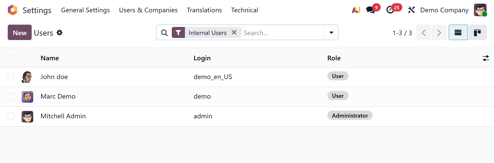 How to Set Up Accounting Access Rights for Roles in Odoo 19-cybrosys