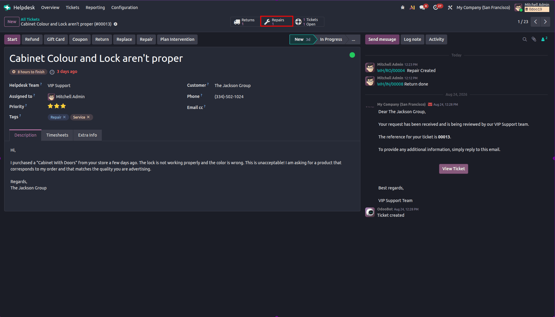 How to Set Up After-Sales Support in Odoo 19 Helpdesk-cybrosys