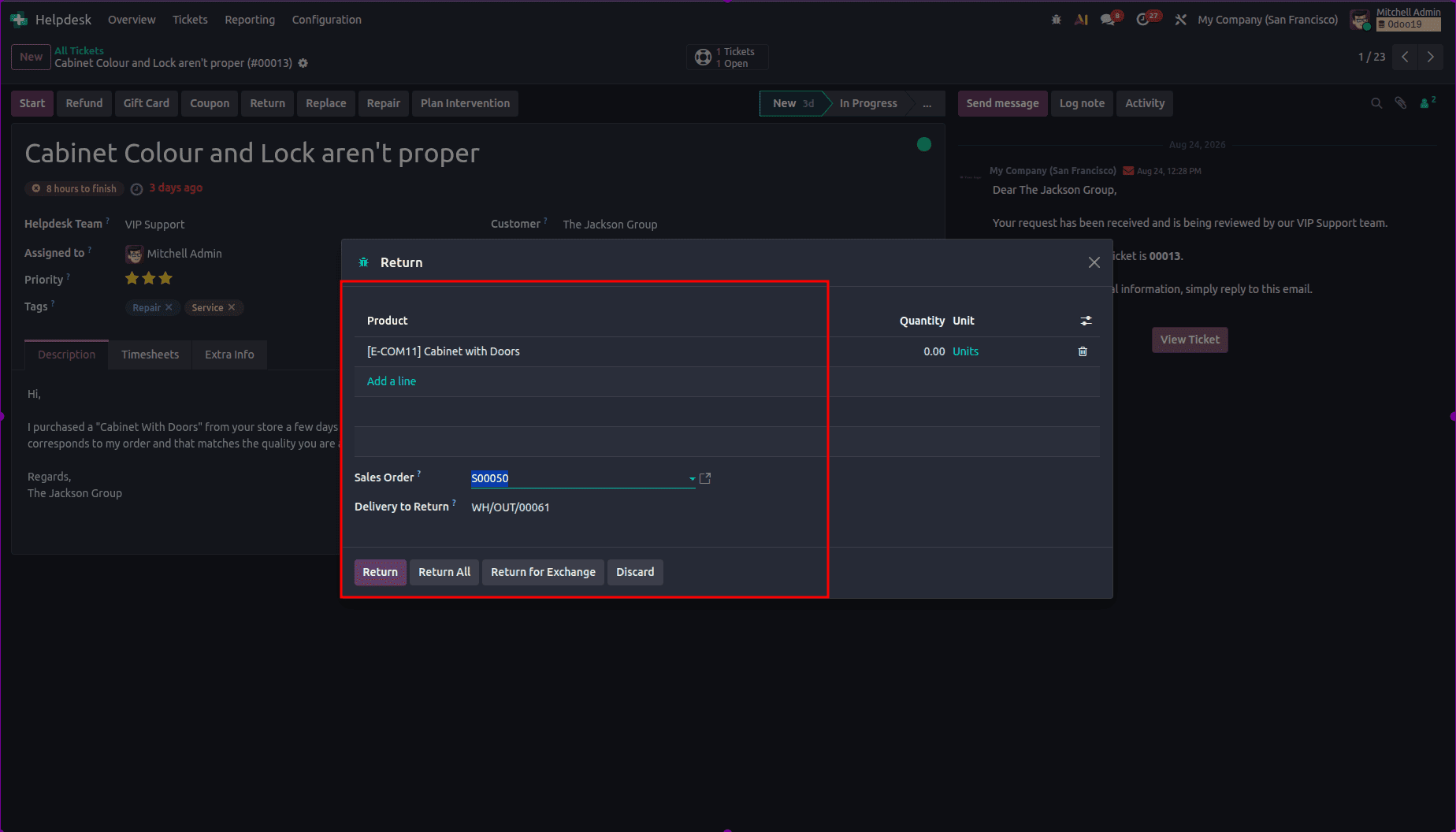 How to Set Up After-Sales Support in Odoo 19 Helpdesk-cybrosys