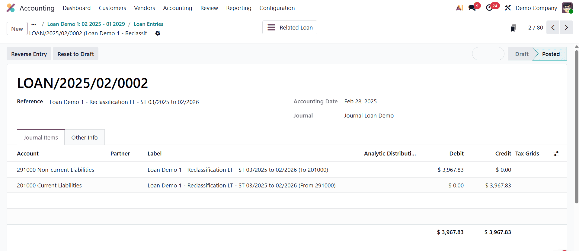 How to Set up And Manage Loans in Odoo 19 Accounting-cybrosys