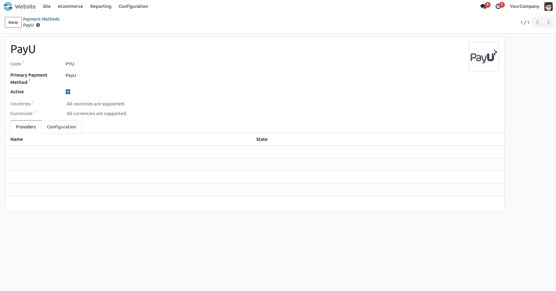 How to Set Up and Manage Payment Options in Odoo 18 E-Commerce-cybrosys
