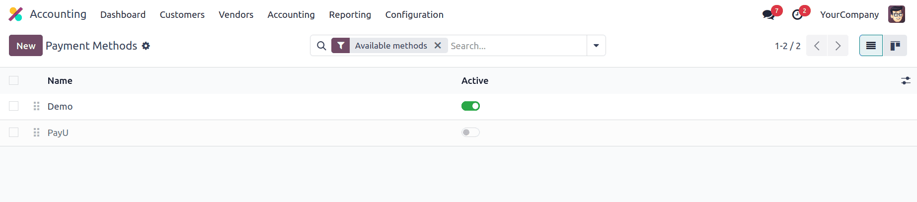 How to Set Up and Manage Payment Options in Odoo 18 E-Commerce-cybrosys