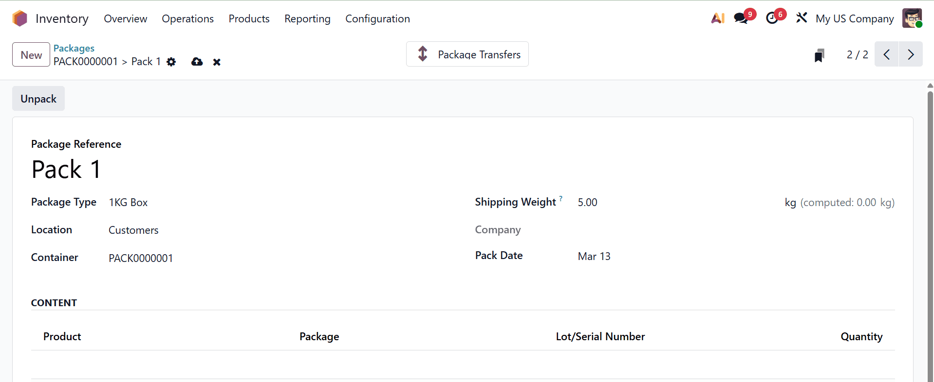 How to Set Up and Manage Product Packages in Odoo 19 Inventory-cybrosys