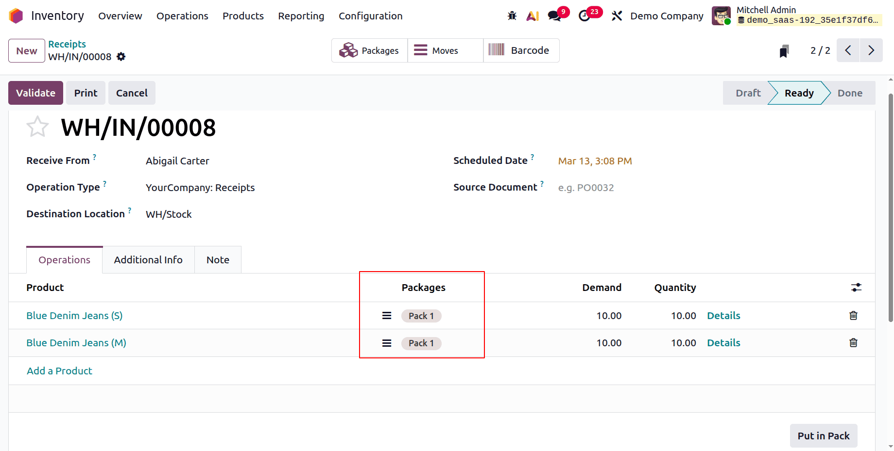 How to Set Up and Manage Product Packages in Odoo 19 Inventory-cybrosys