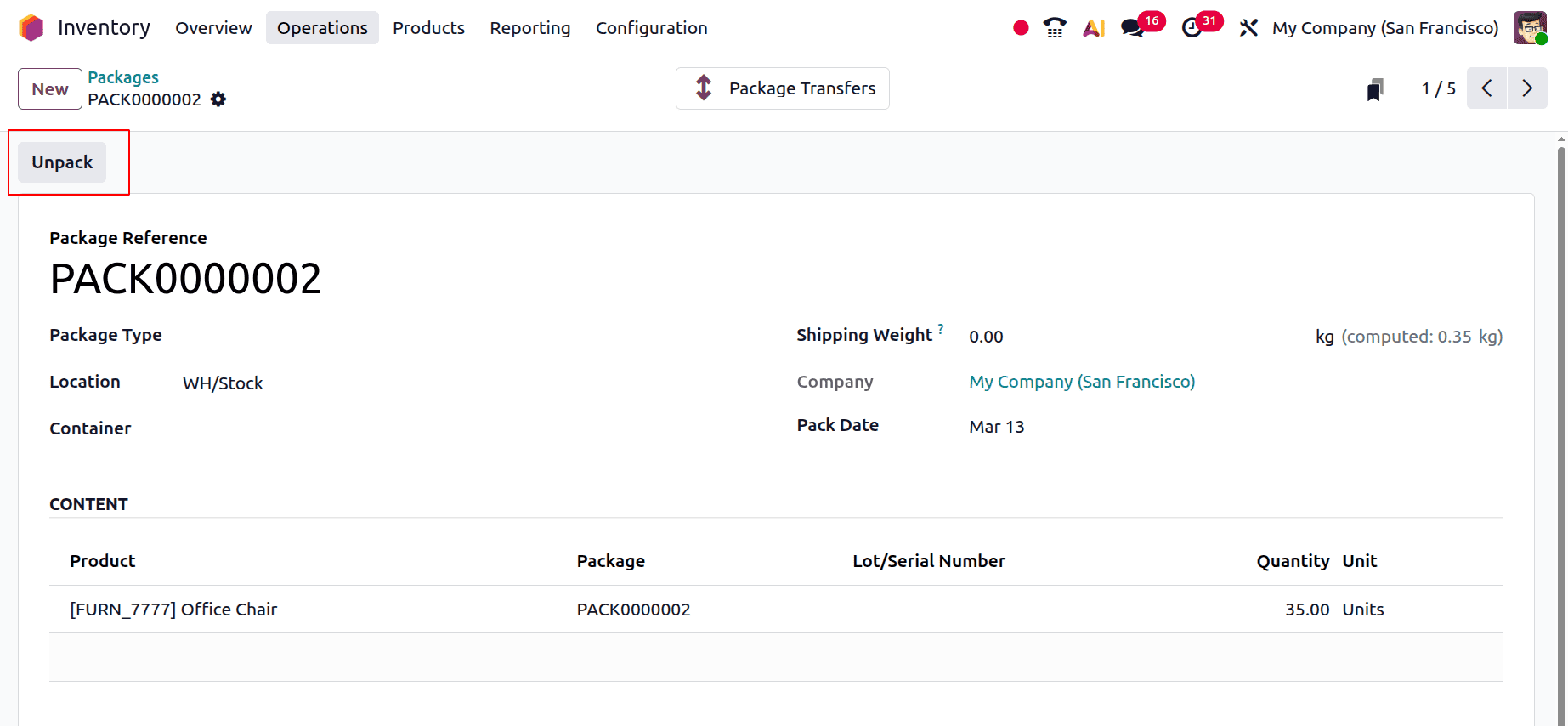 How to Set Up and Manage Product Packages in Odoo 19 Inventory-cybrosys
