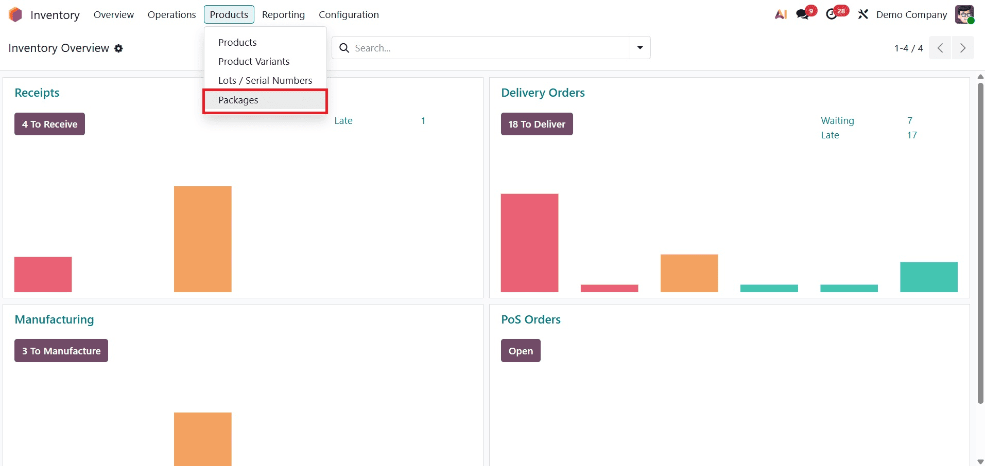How to Set Up and Manage Product Packages in Odoo 19 Inventory-cybrosys