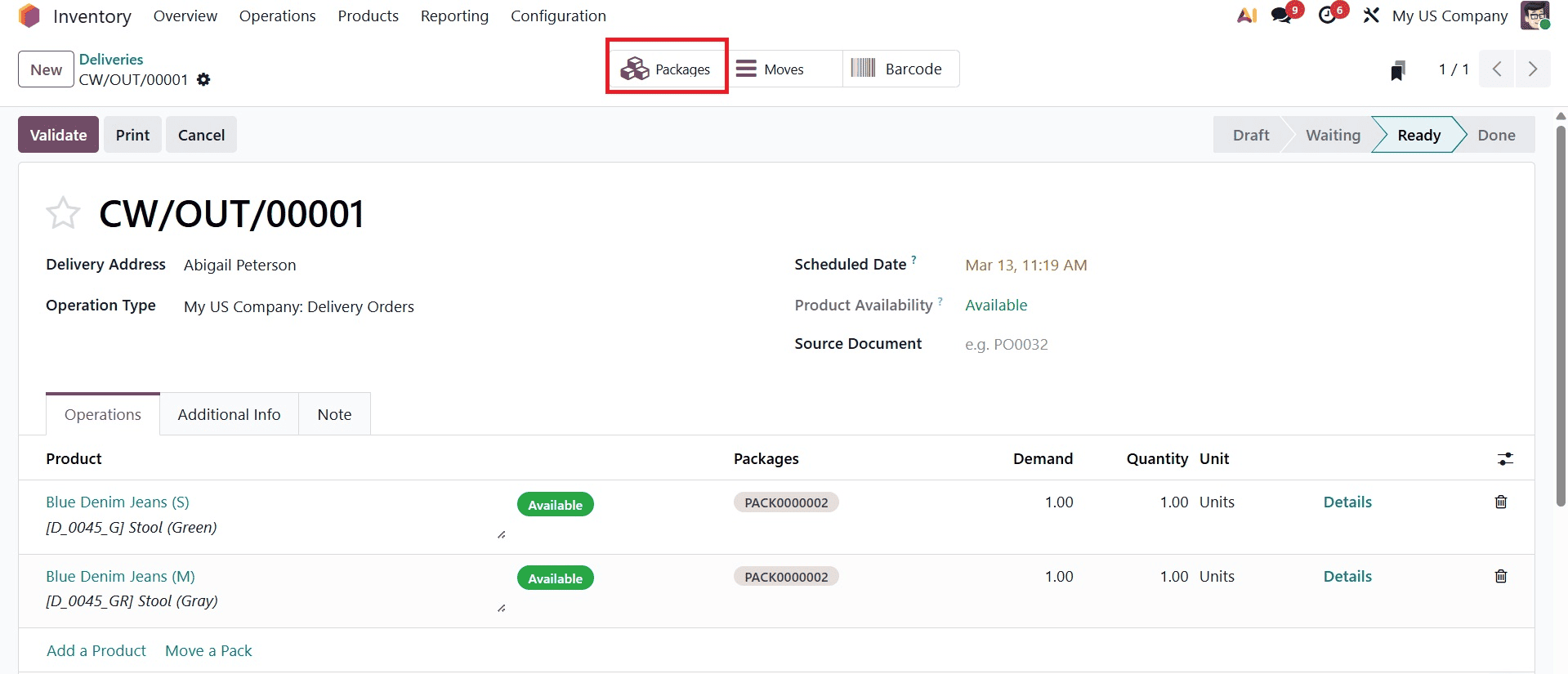 How to Set Up and Manage Product Packages in Odoo 19 Inventory-cybrosys