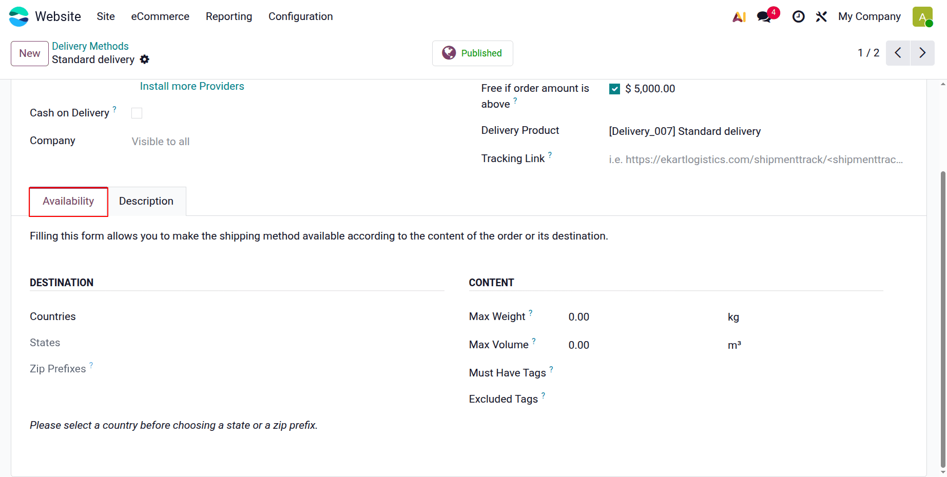 How to Set Up and Optimize Shipping in Odoo 19 E-Commerce-cybrosys