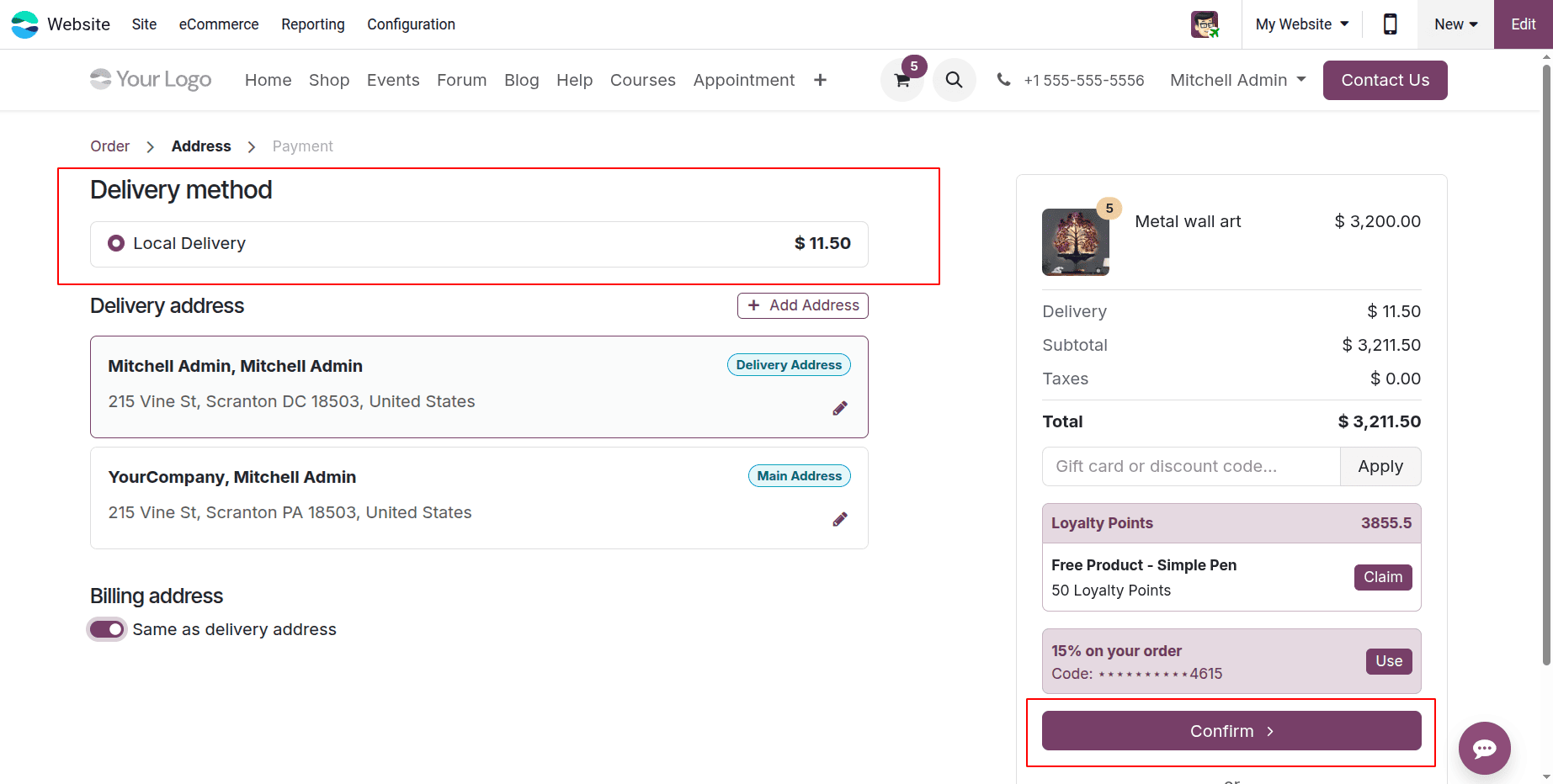 How to Set Up and Optimize Shipping in Odoo 19 E-Commerce-cybrosys