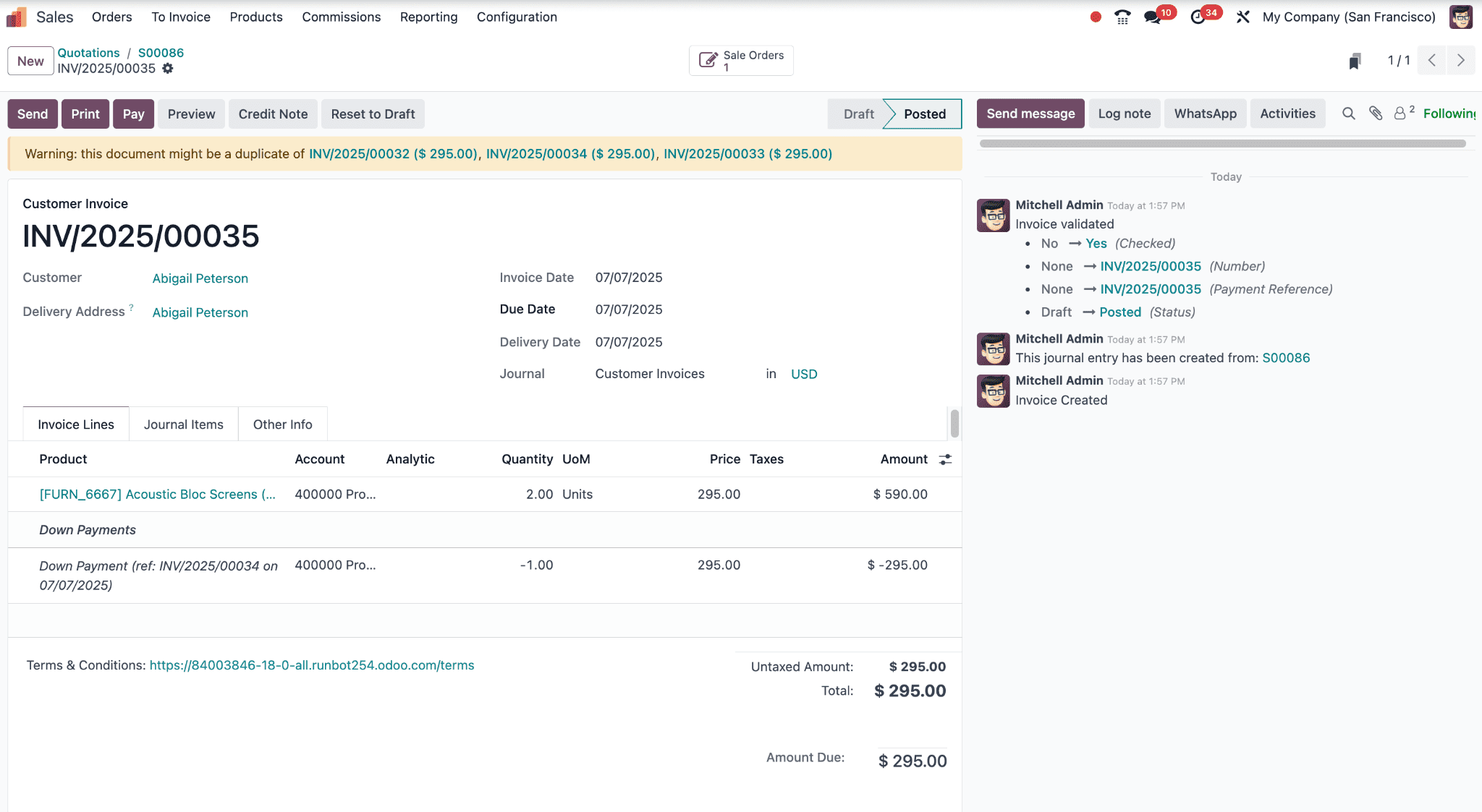 How to Set Up and Process Down Payments in Odoo 18 Sales-cybrosys