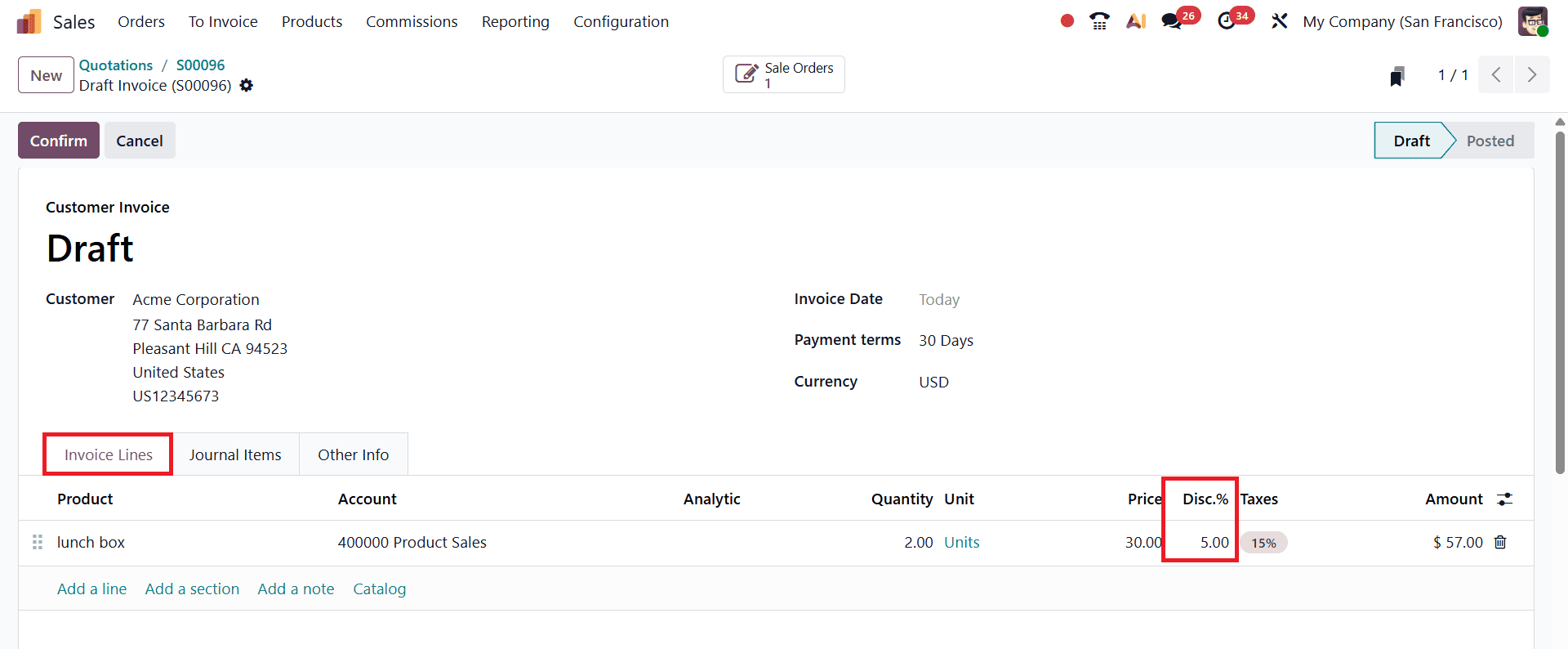 How to Set Up and Use Default Accounts in Odoo 19 Accounting-cybrosys