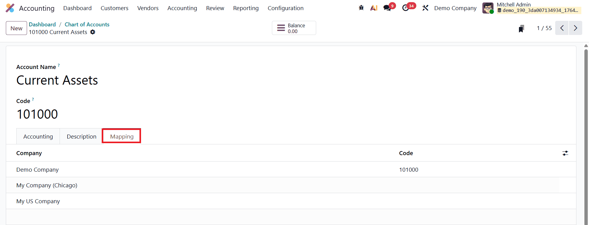 How to Set Up and Use Default Accounts in Odoo 19 Accounting-cybrosys