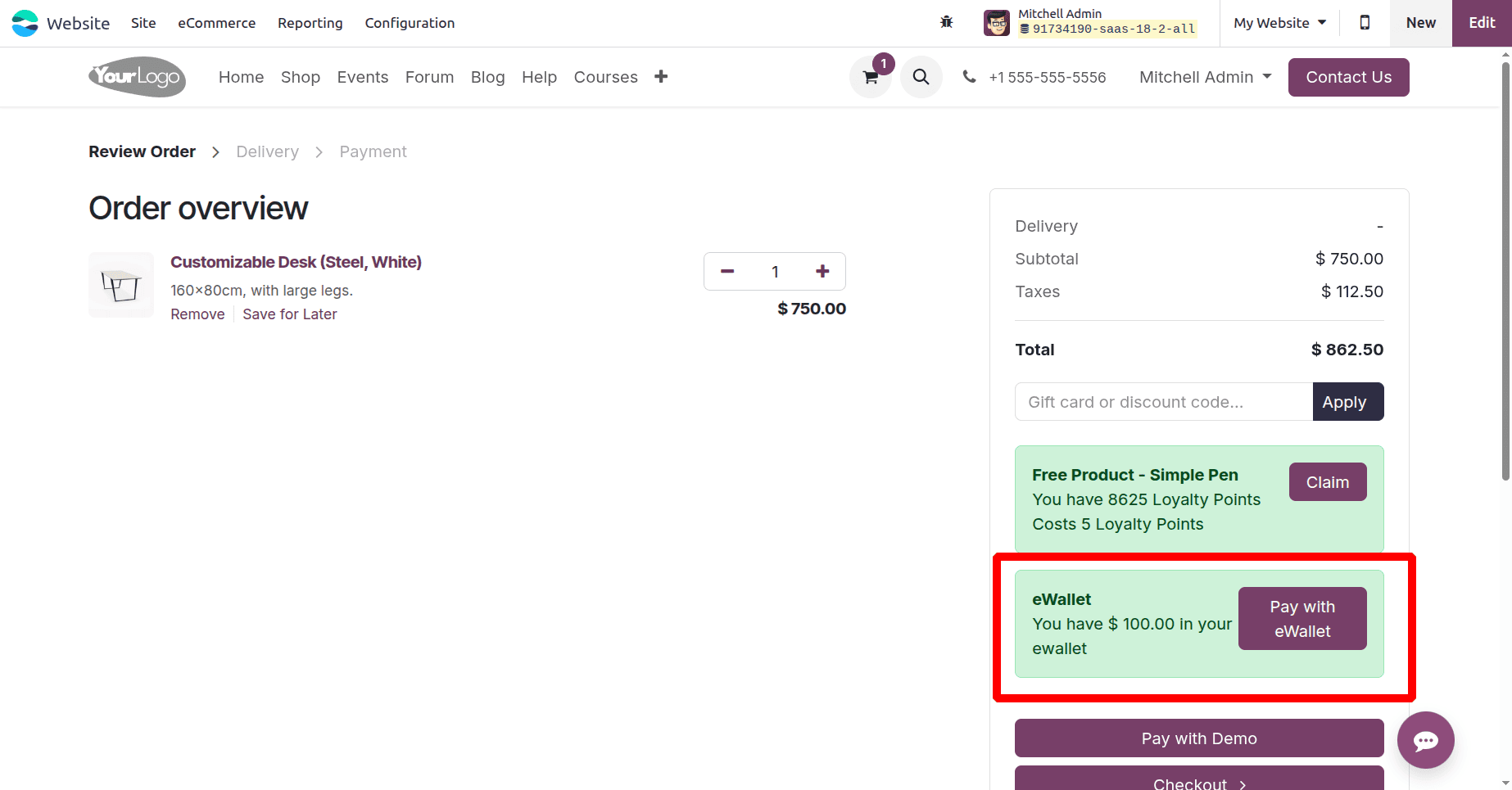 How to Set Up and Use Gift Cards and eWallets in Odoo 19 Sales-cybrosys