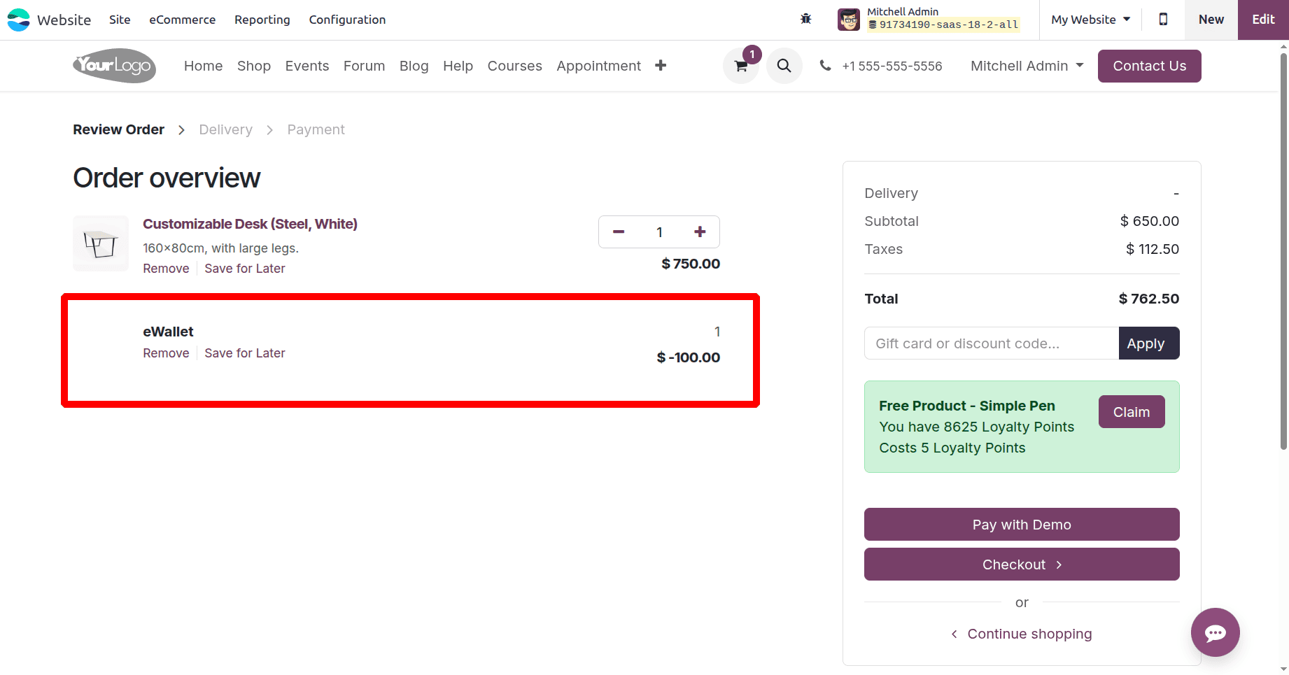 How to Set Up and Use Gift Cards and eWallets in Odoo 19 Sales-cybrosys