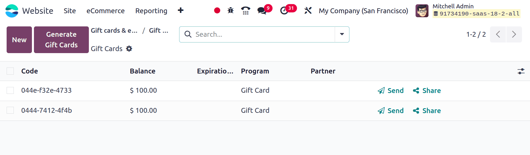 How to Set Up and Use Gift Cards and eWallets in Odoo 19 Sales-cybrosys
