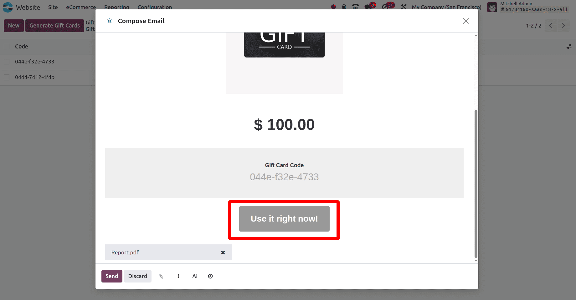 How to Set Up and Use Gift Cards and eWallets in Odoo 19 Sales-cybrosys