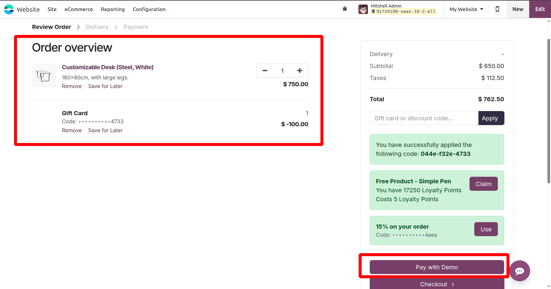 How to Set Up and Use Gift Cards and eWallets in Odoo 19 Sales-cybrosys