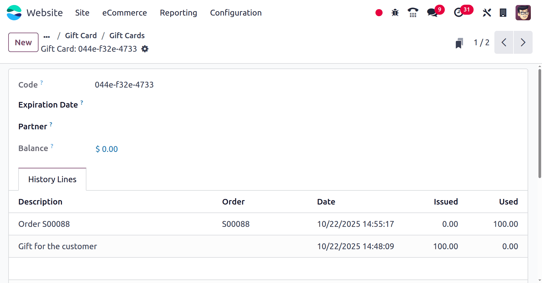 How to Set Up and Use Gift Cards and eWallets in Odoo 19 Sales-cybrosys