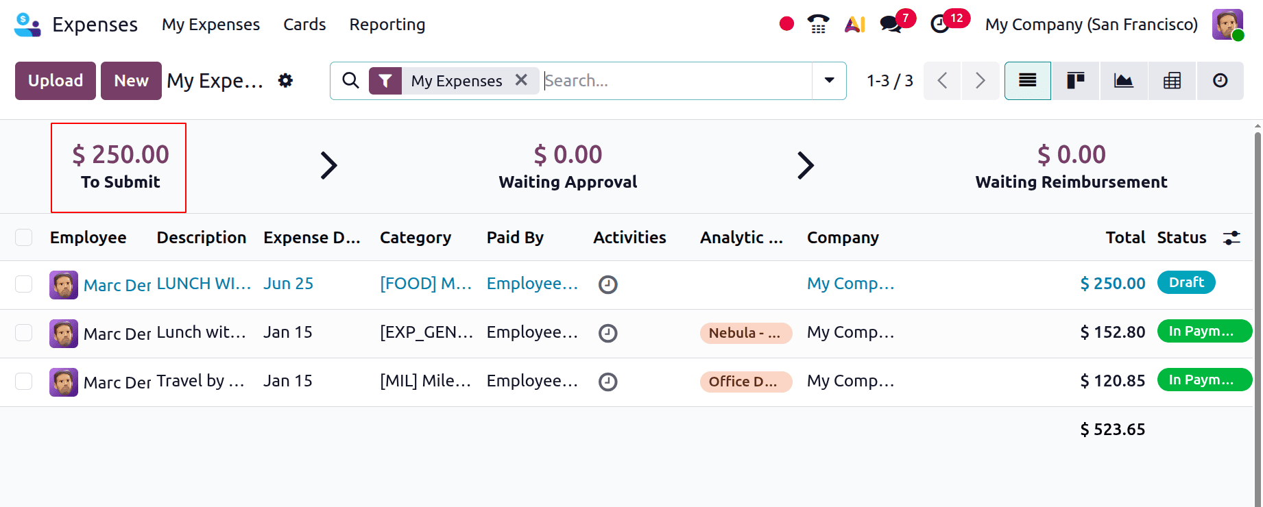 How to Set Up and Use the Odoo 19 Expenses Module-cybrosys
