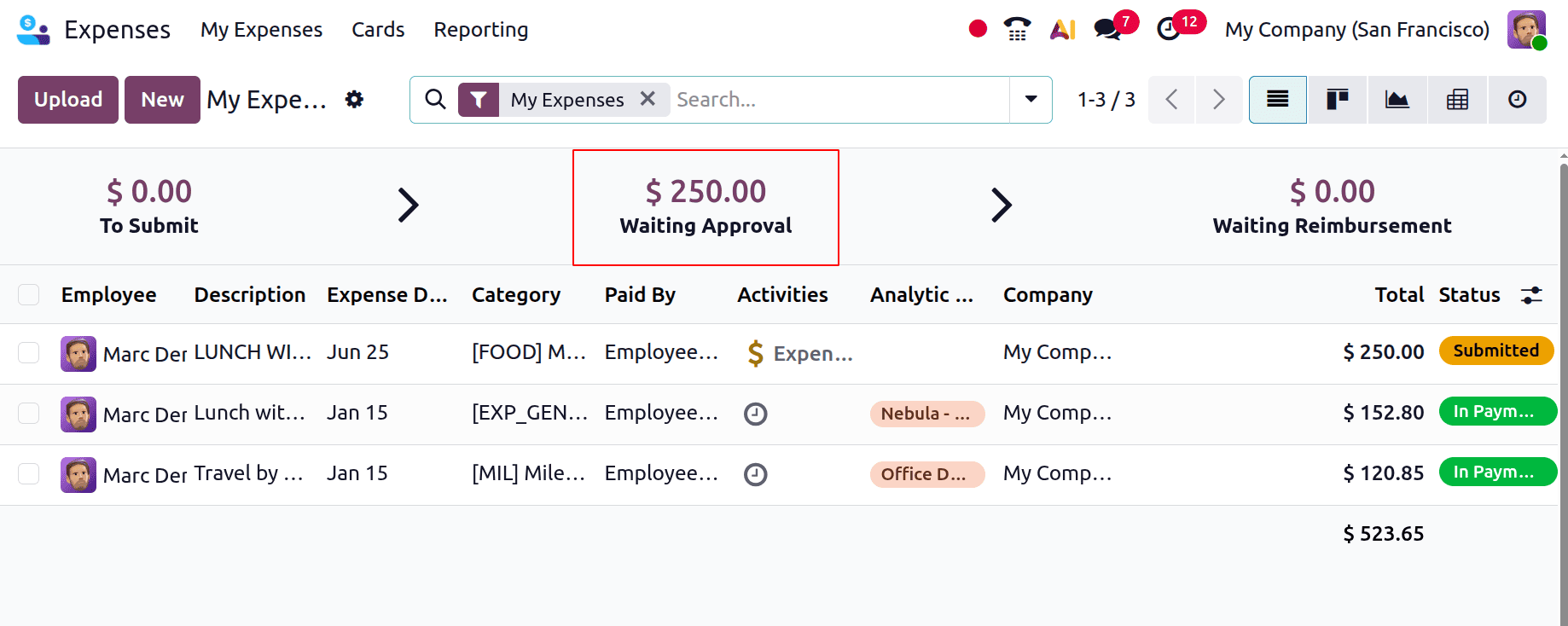 How to Set Up and Use the Odoo 19 Expenses Module-cybrosys