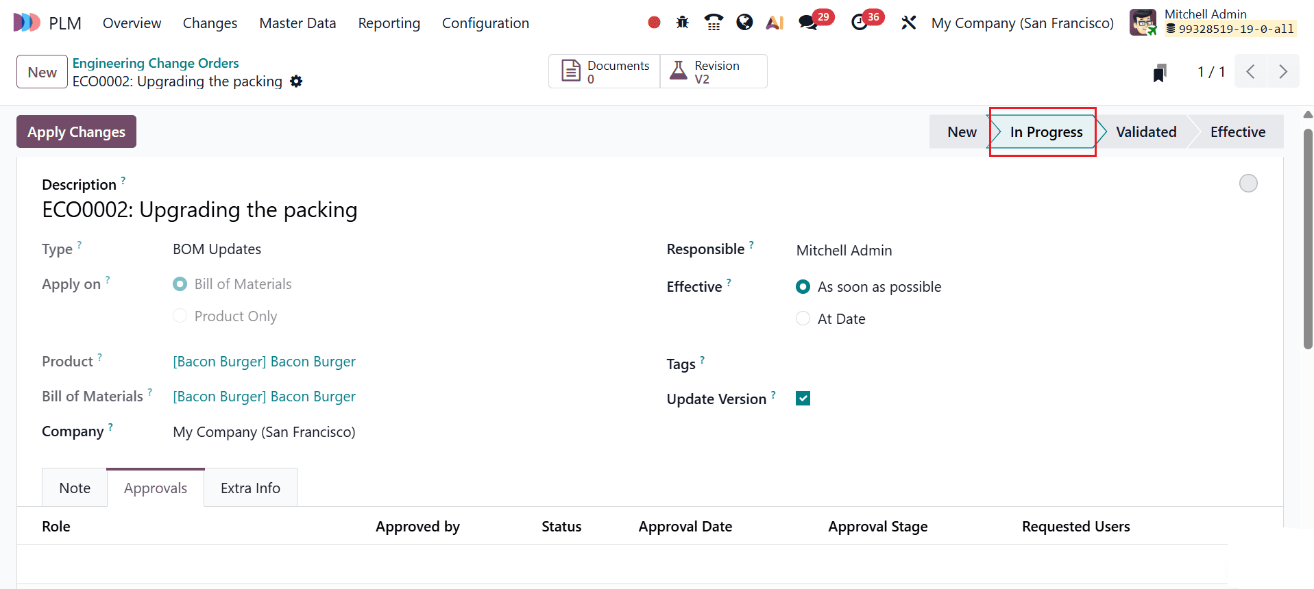 How to Set Up Approval Rules for ECO Stages in Odoo 19-cybrosys