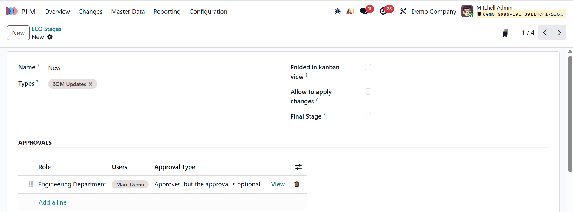 How to Set Up Approval Rules for ECO Stages in Odoo 19-cybrosys