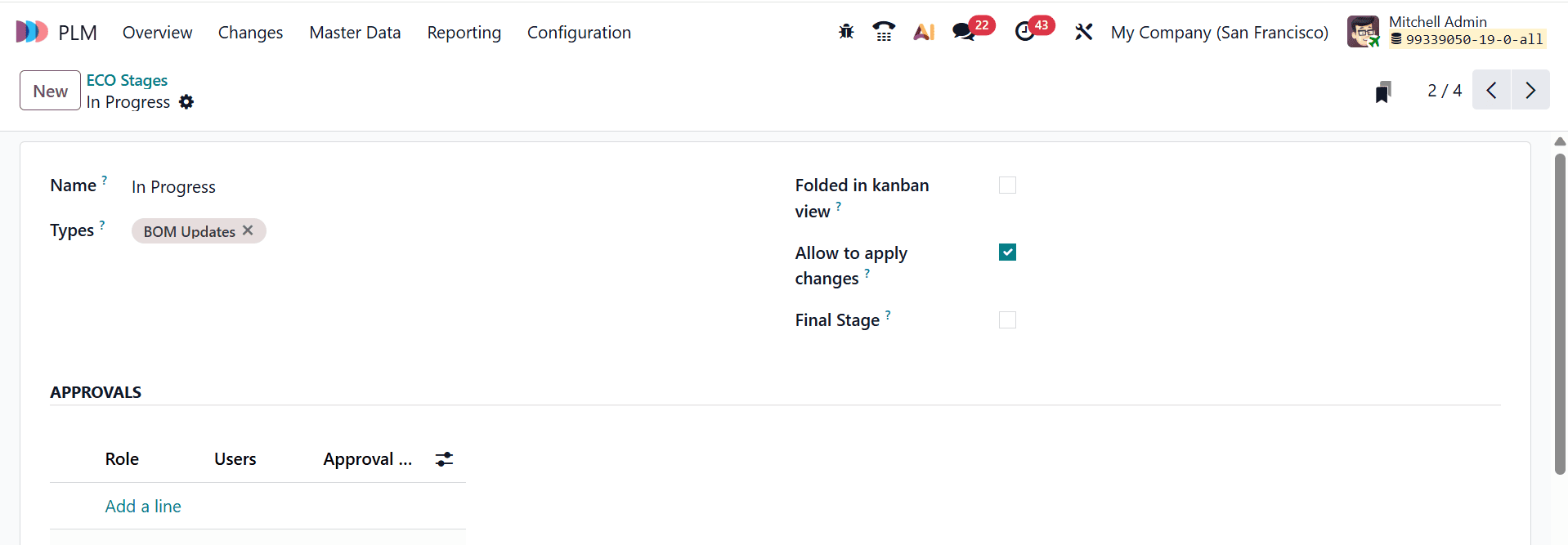 How to Set Up Approval Rules for ECO Stages in Odoo 19-cybrosys