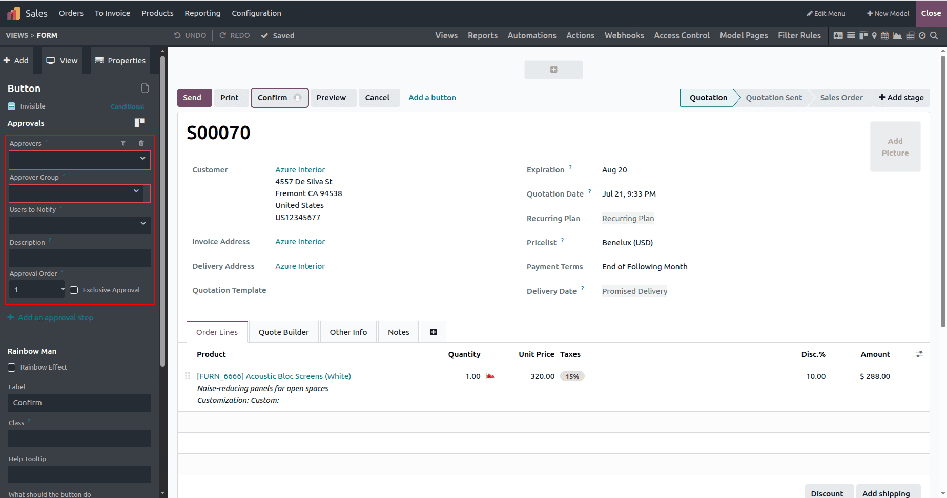 How to Set Up Approval Rules in Odoo 19-cybrosys